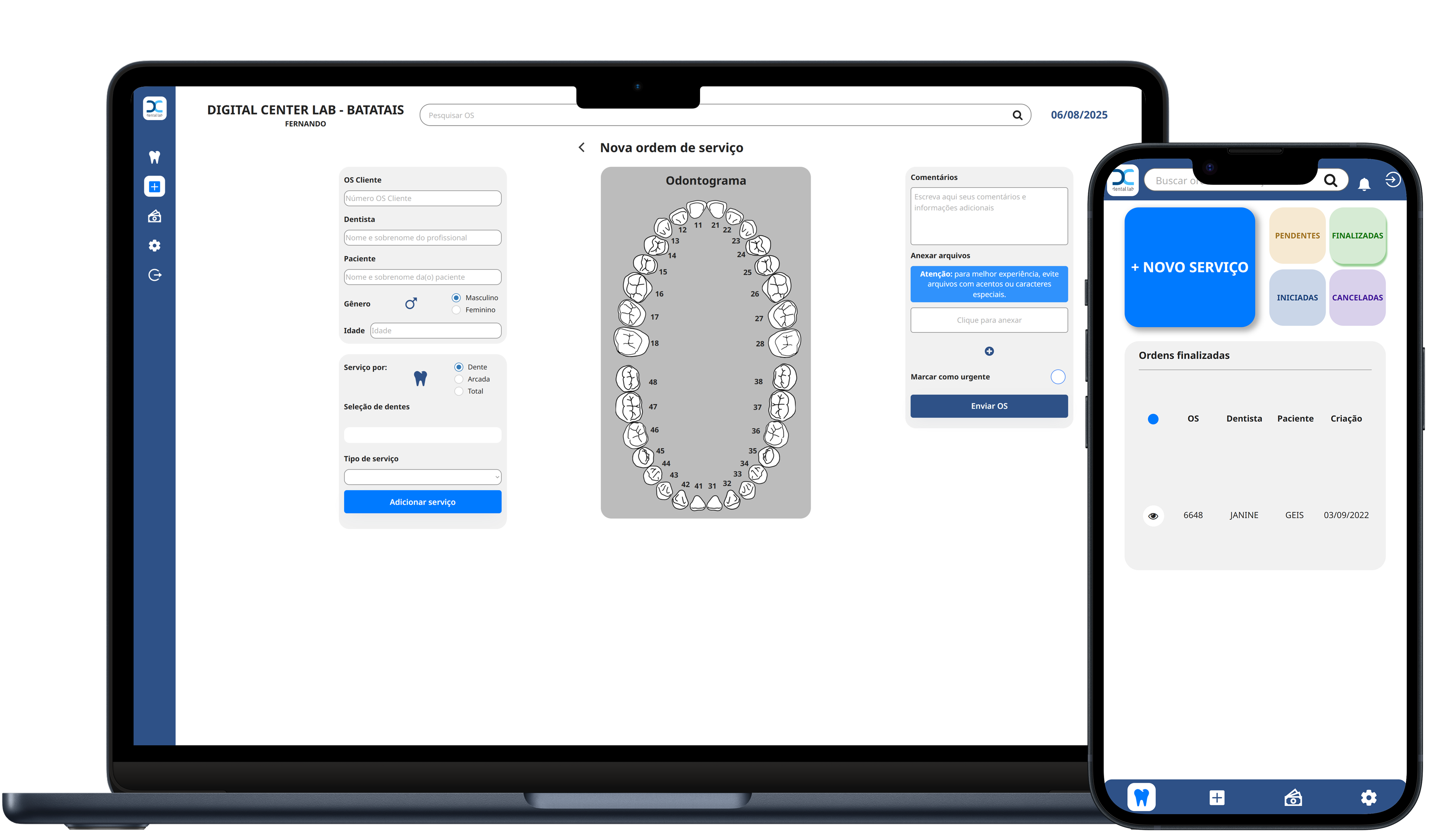 Preview do Sistema Digital Center Lab